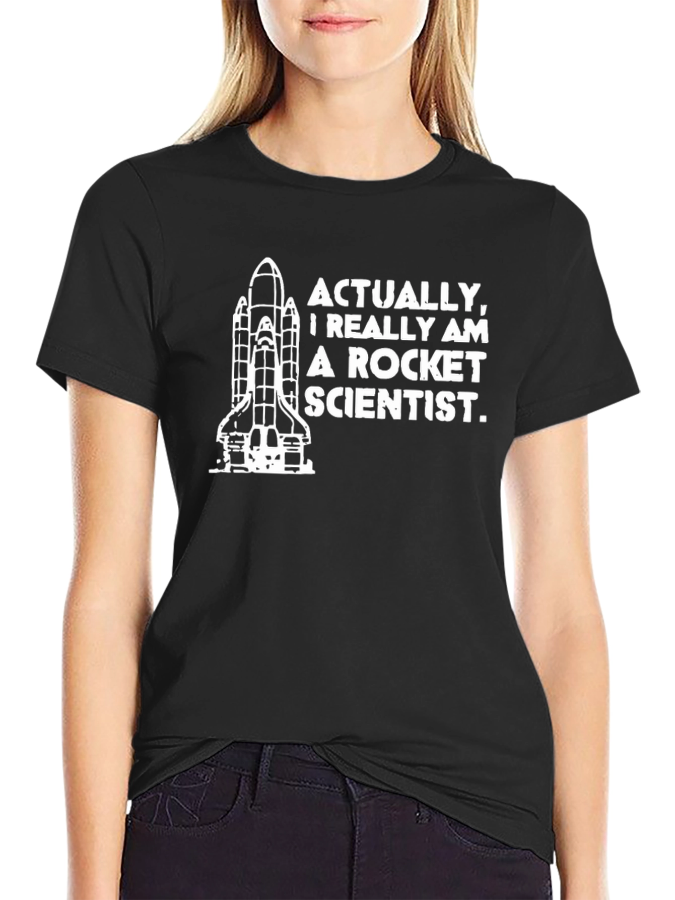 Rocket Scientist T-Shirt - Space Shuttle Design