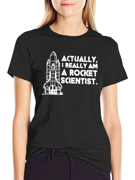 Rocket Scientist T-Shirt - Space Shuttle Design