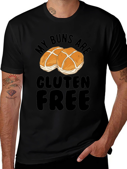Gluten Free Buns Graphic Tee - Funny Food T-Shirt