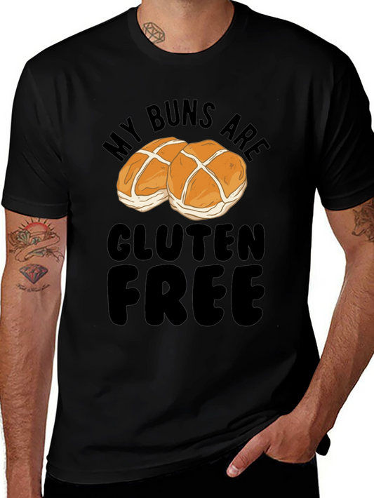 Gluten Free Buns Graphic Tee - Funny Food T-Shirt