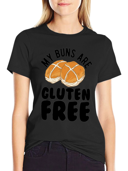 Gluten Free Buns Graphic Tee - Funny Food T-Shirt