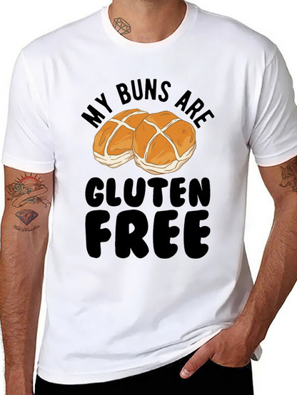 Gluten Free Buns Graphic Tee - Funny Food T-Shirt