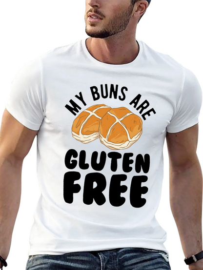 Gluten Free Buns Graphic Tee - Funny Food T-Shirt