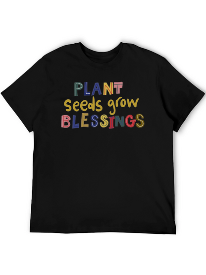 Plant Seeds Grow Blessings Graphic T-Shirt