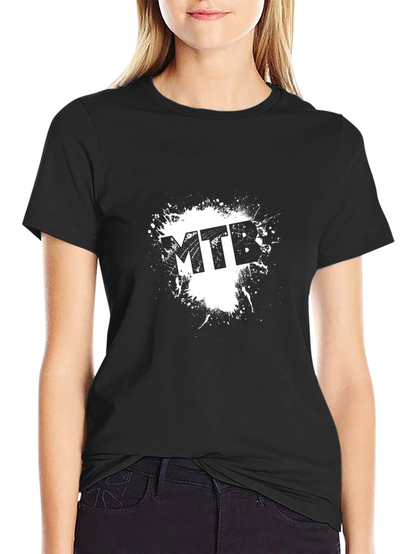 Mens Black MTB Graphic T-Shirt