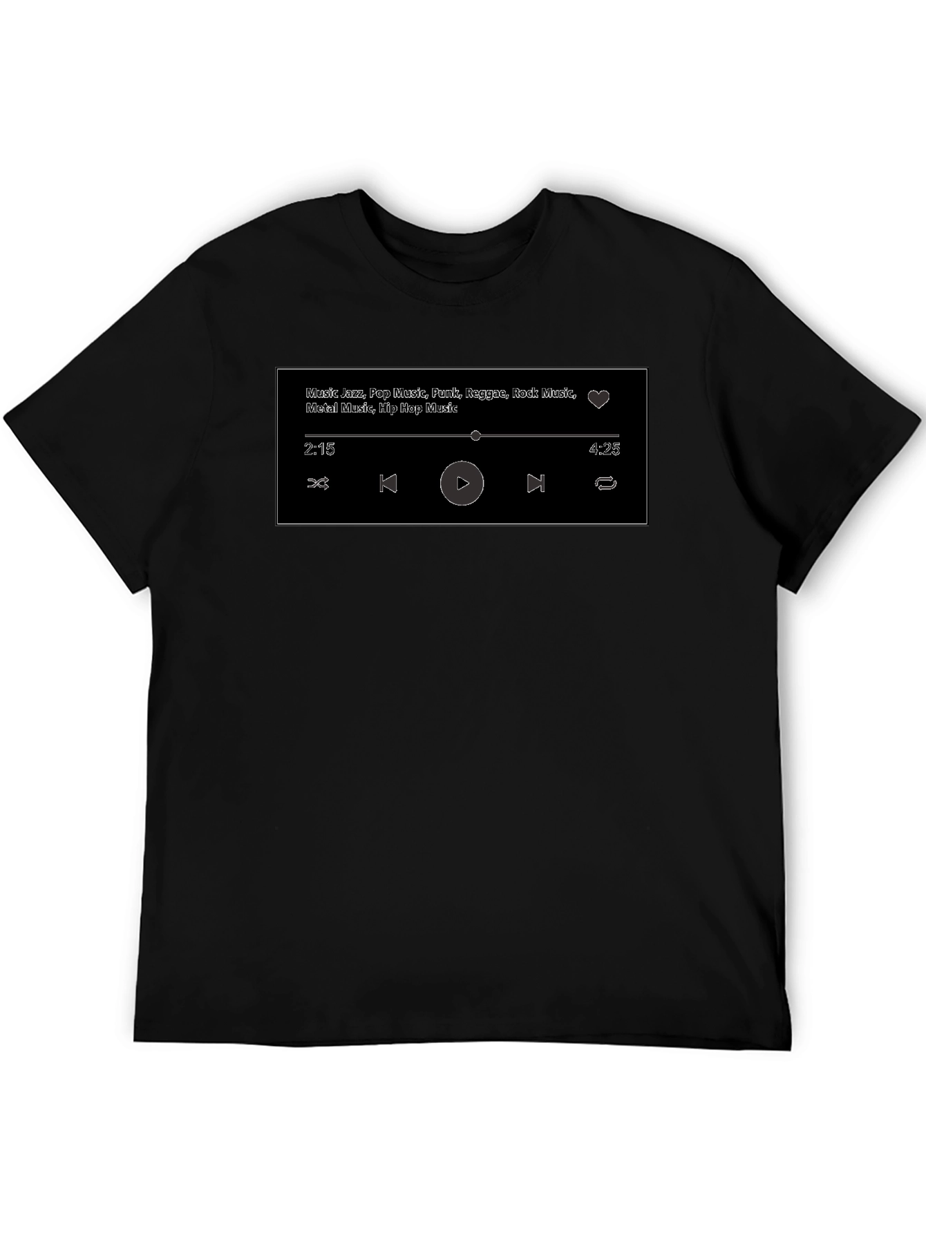 Music Genre Player T-Shirt