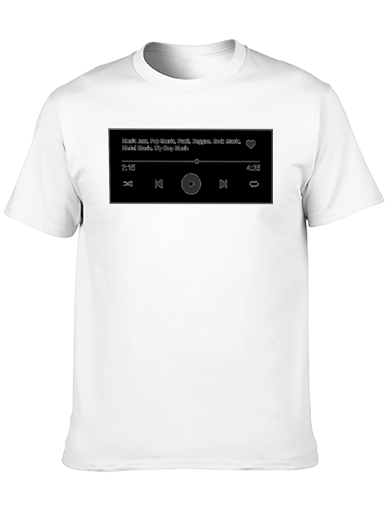 Music Genre Player T-Shirt