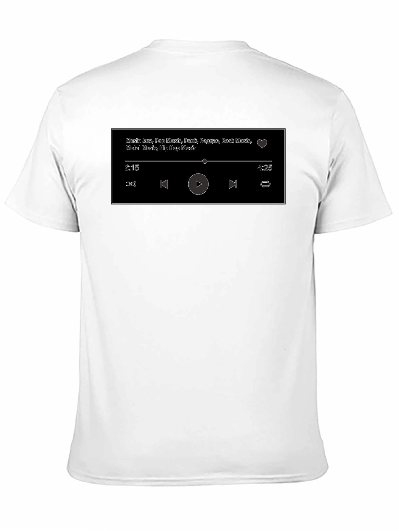 Music Genre Player T-Shirt