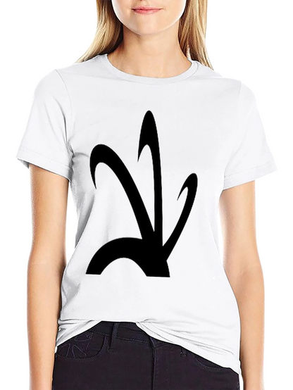 Abstract Graphic Black T-Shirt