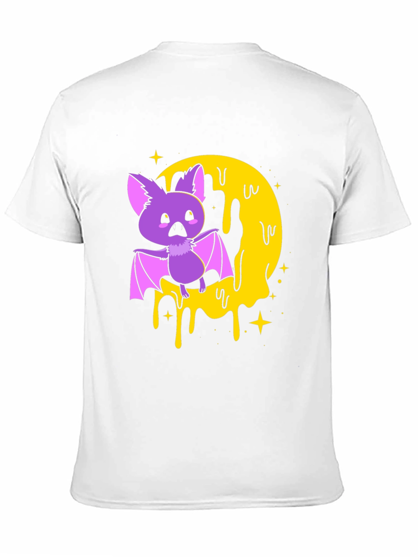 Spooky Bat Graphic Print T-Shirt