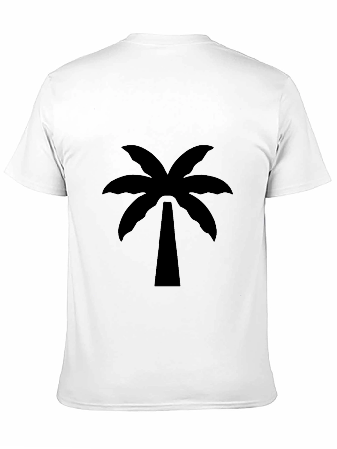 Black Palm Tree Graphic Tee - Island Vibes