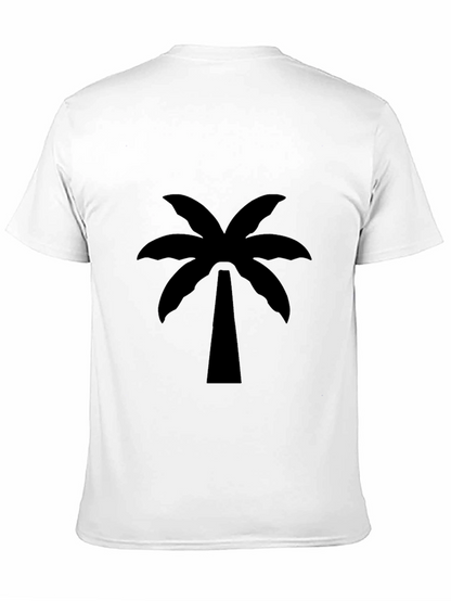 Black Palm Tree Graphic Tee - Island Vibes