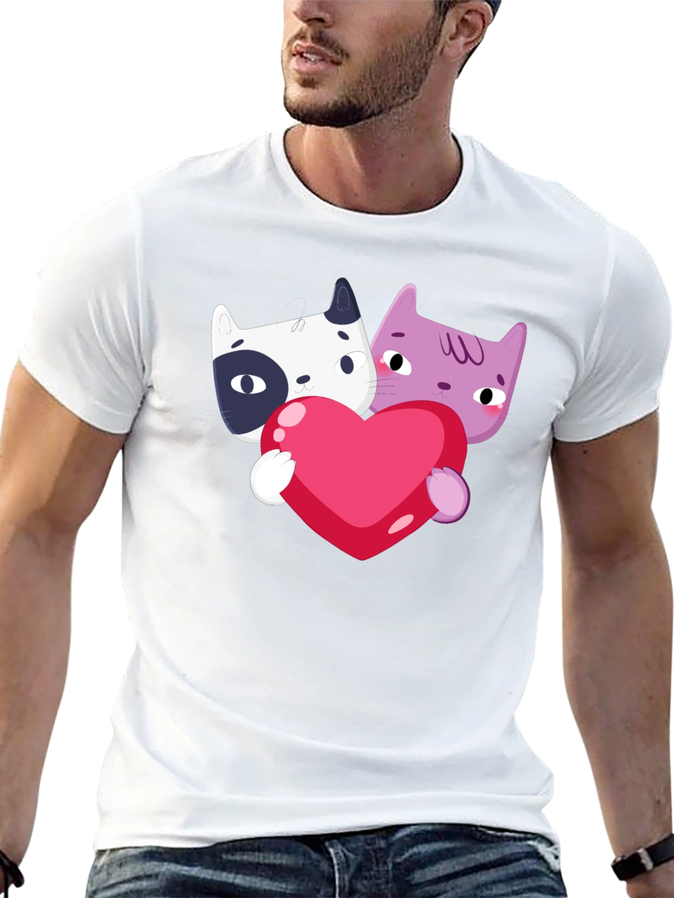 Cute Cat Love T-Shirt