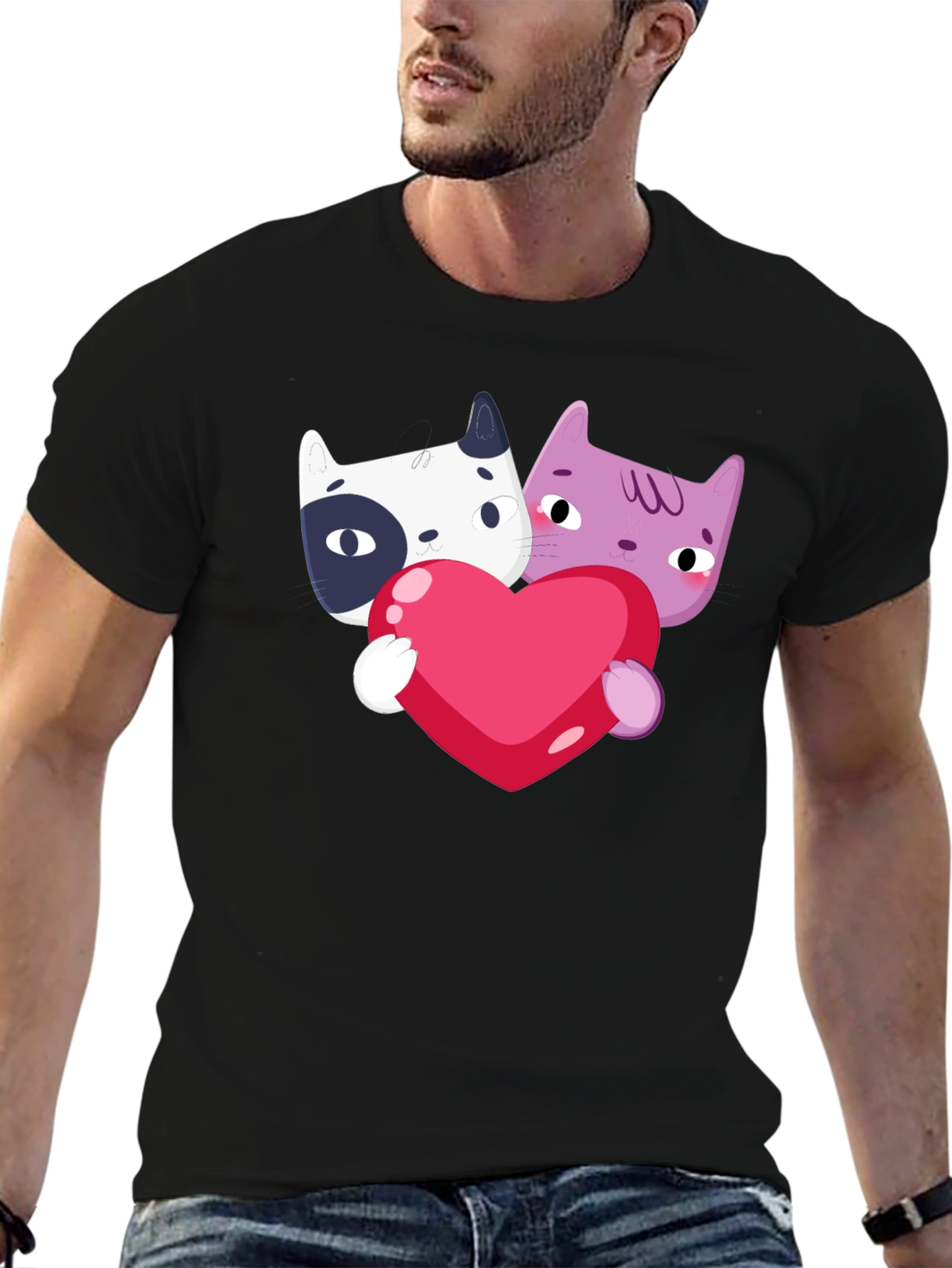Cute Cat Love T-Shirt