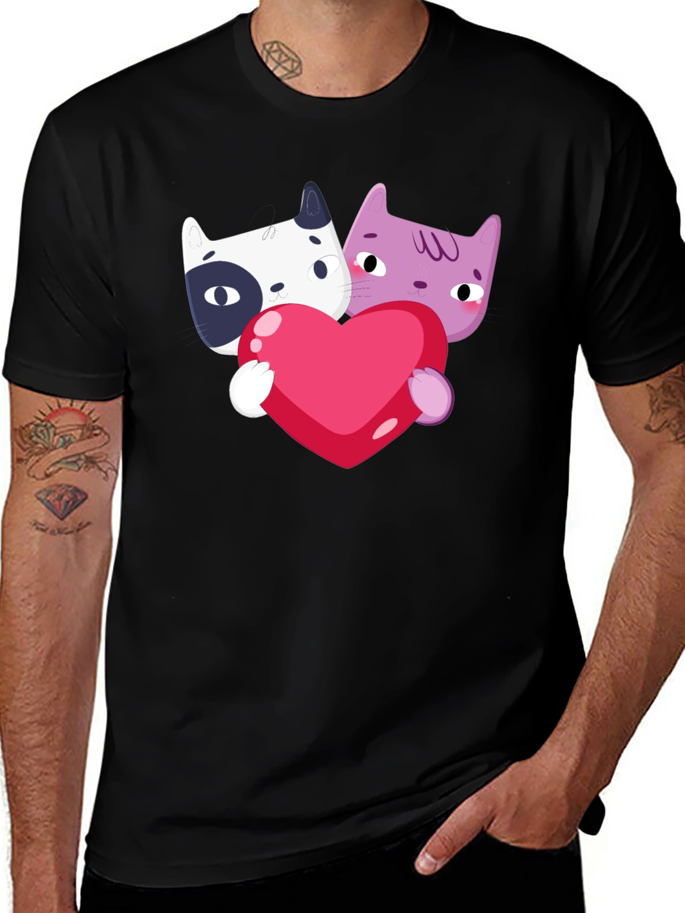 Cute Cat Love T-Shirt