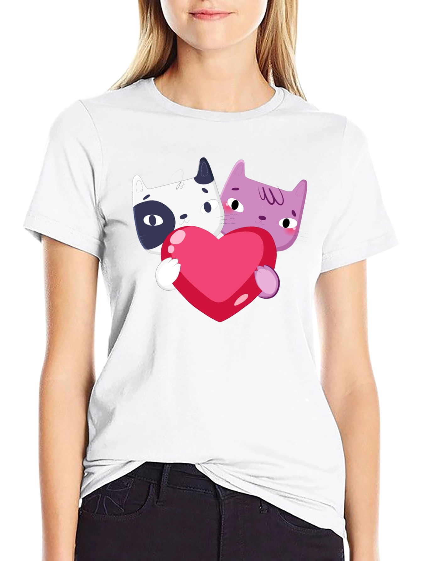 Cute Cat Love T-Shirt