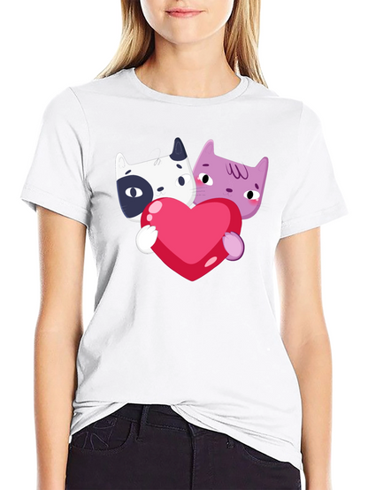 Cute Cat Love T-Shirt