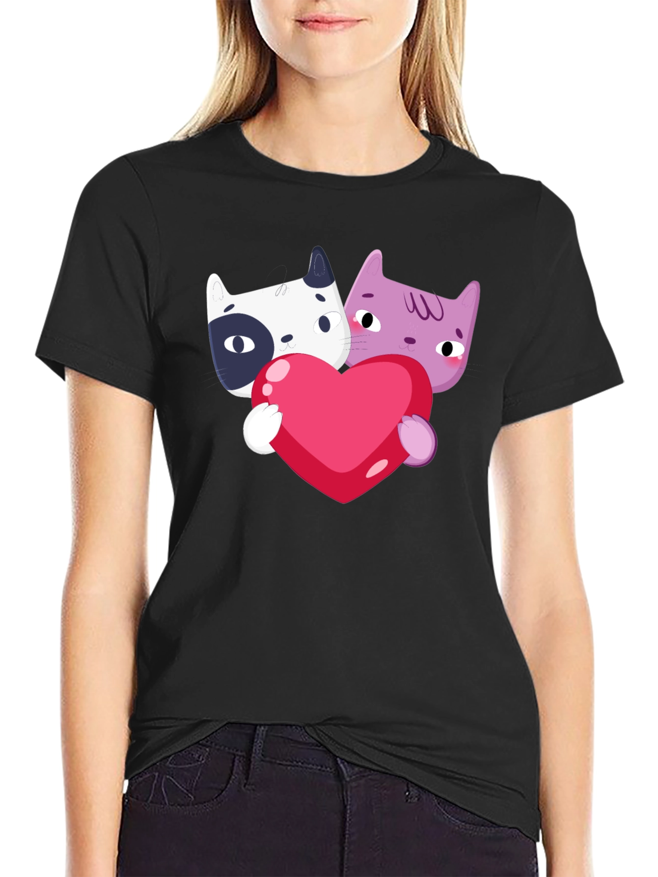 Cute Cat Love T-Shirt