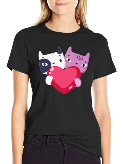Cute Cat Love T-Shirt