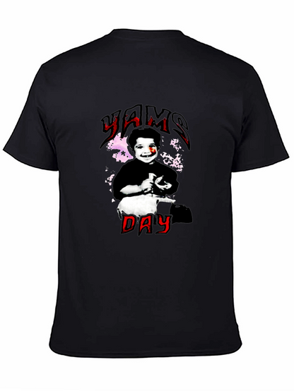 Yams Day Black Graphic Tee