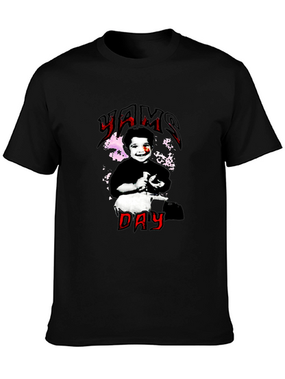 Yams Day Black Graphic Tee