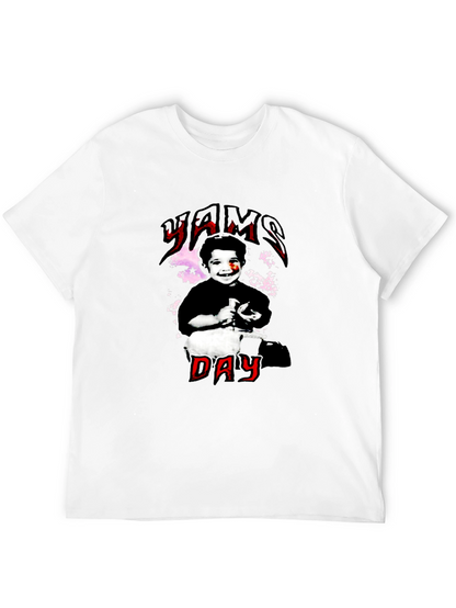 Yams Day Black Graphic Tee