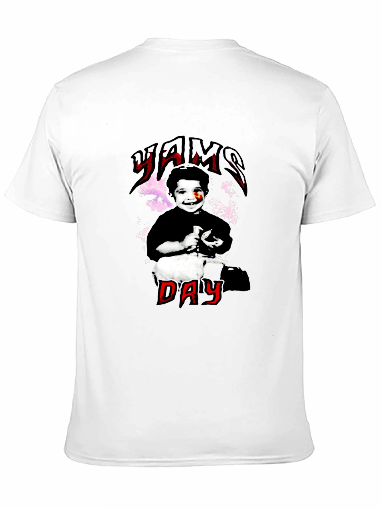 Yams Day Black Graphic Tee
