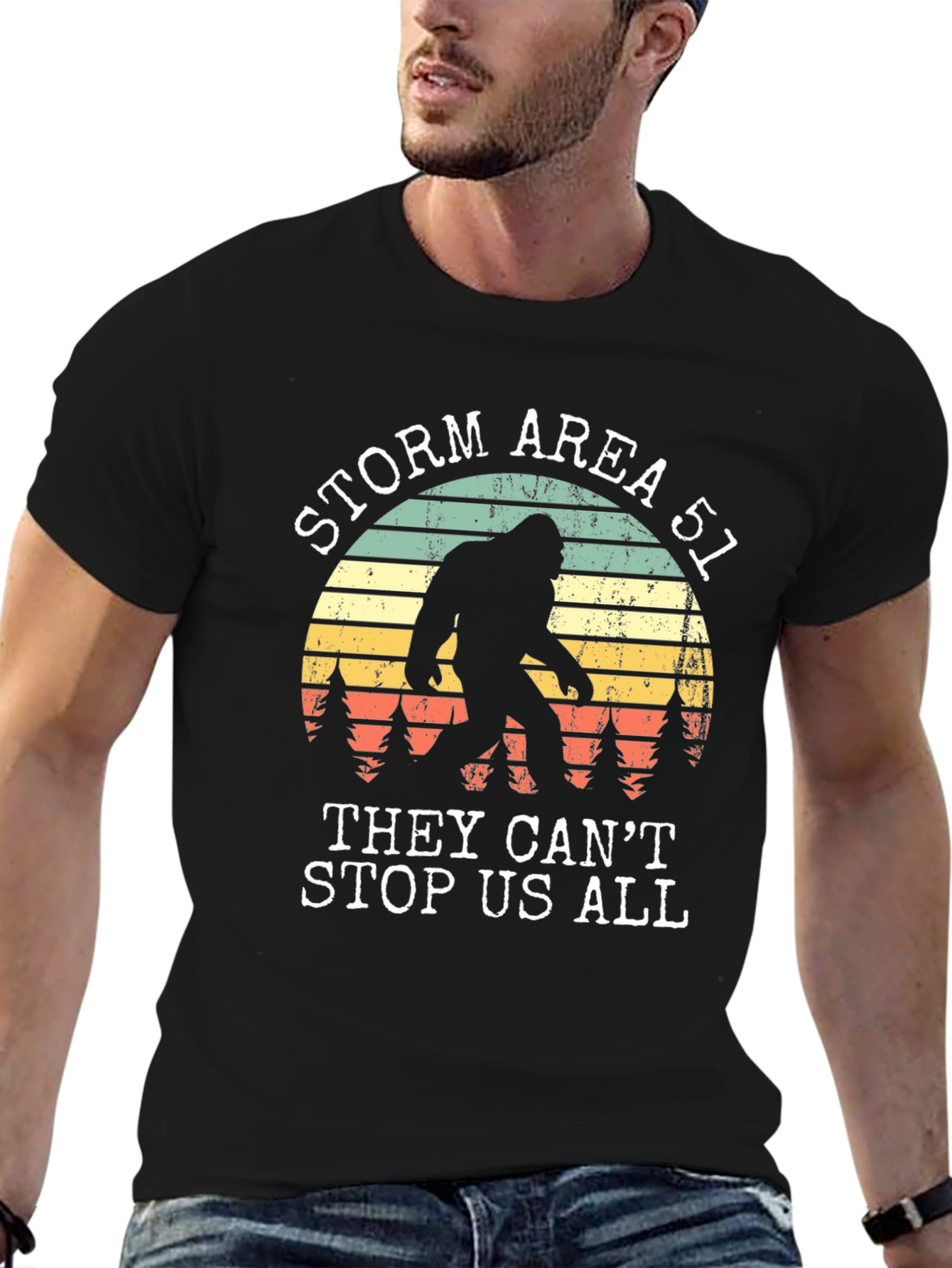 Storm Area 51 Bigfoot Graphic Tee
