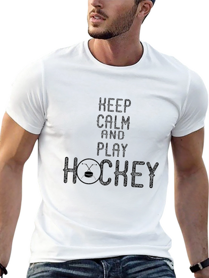 Keep Calm and Play Hockey T-Shirt