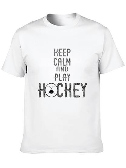 Keep Calm and Play Hockey T-Shirt