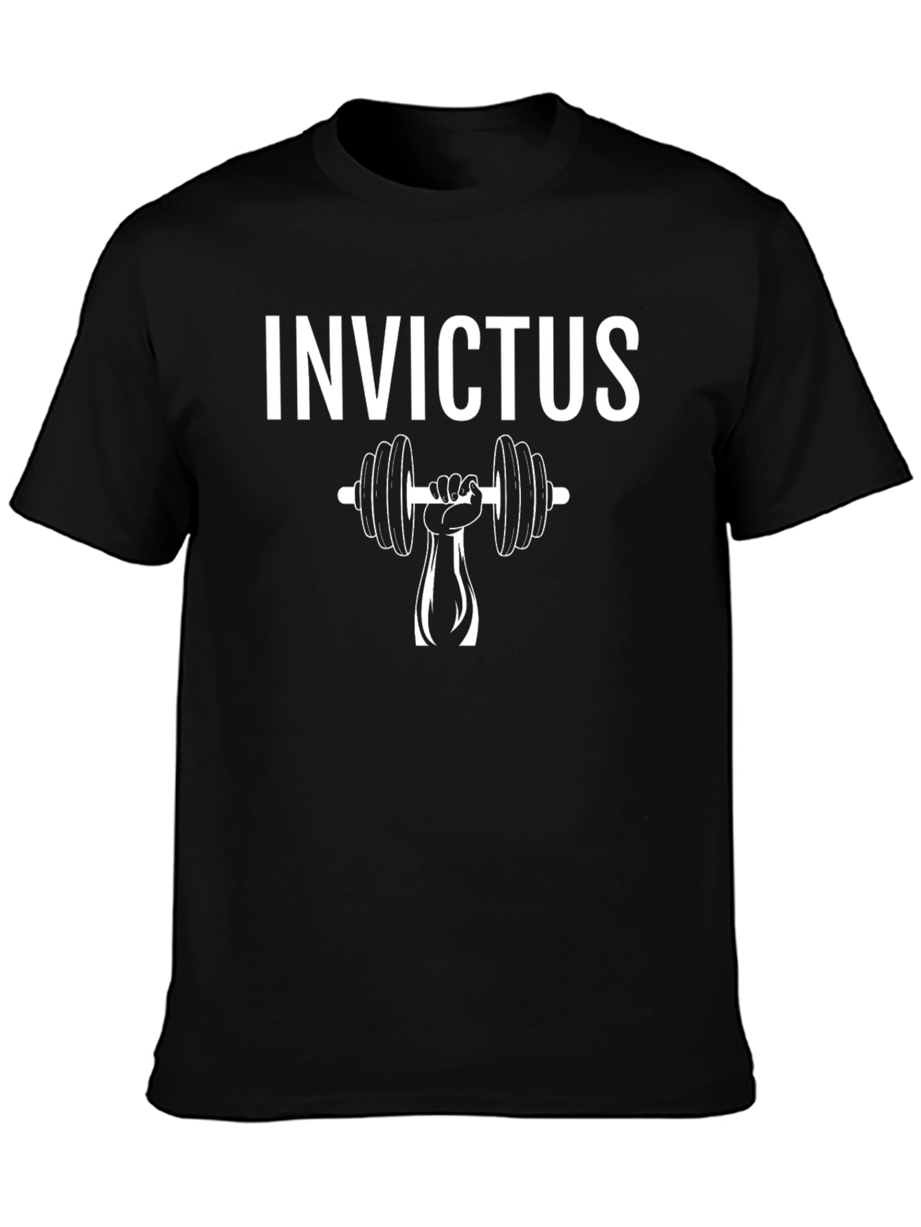 Invictus Weightlifting T-Shirt - Black Gym Apparel