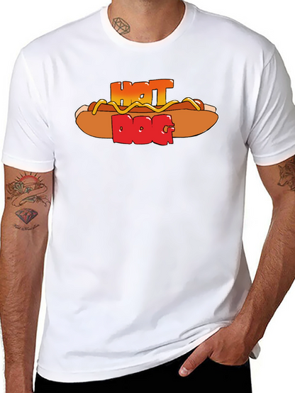 Hot Dog Graphic Print Tee