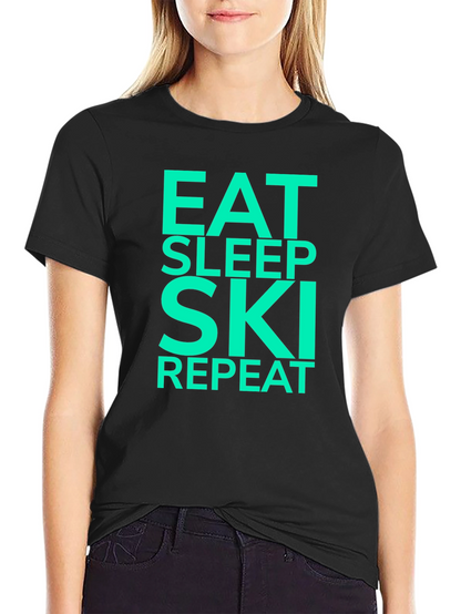 Eat Sleep Ski Repeat T-Shirt