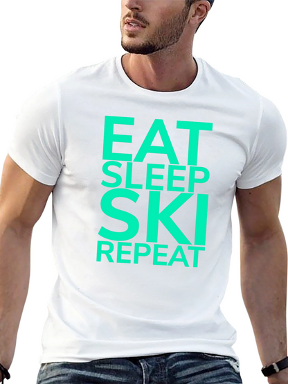Eat Sleep Ski Repeat T-Shirt
