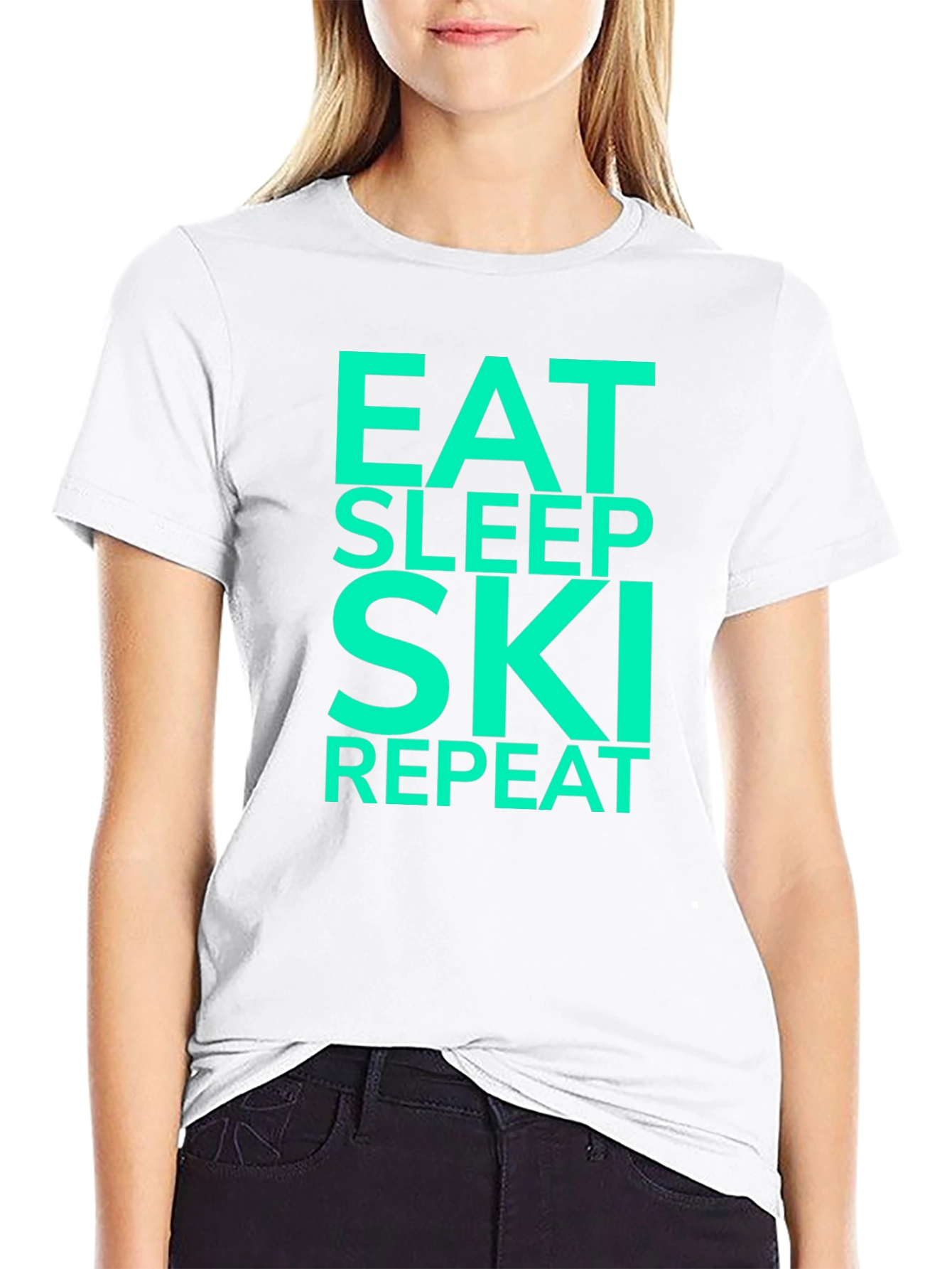Eat Sleep Ski Repeat T-Shirt