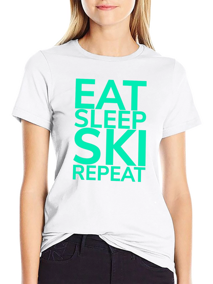 Eat Sleep Ski Repeat T-Shirt