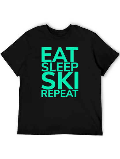 Eat Sleep Ski Repeat T-Shirt