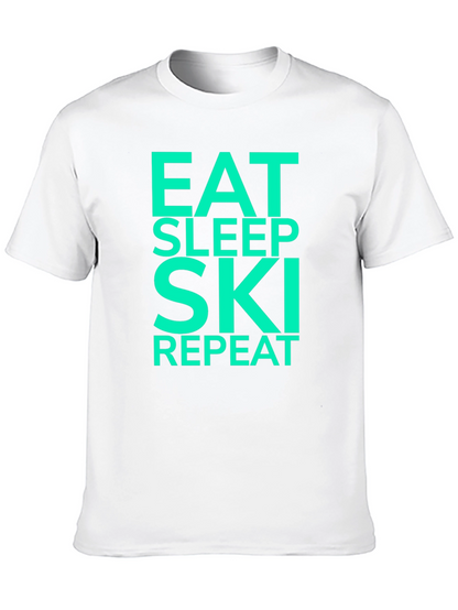 Eat Sleep Ski Repeat T-Shirt