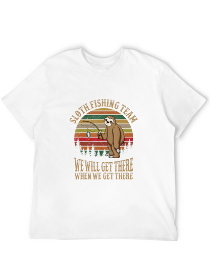 Sloth Fishing Team T-Shirt: Funny & Unique Design