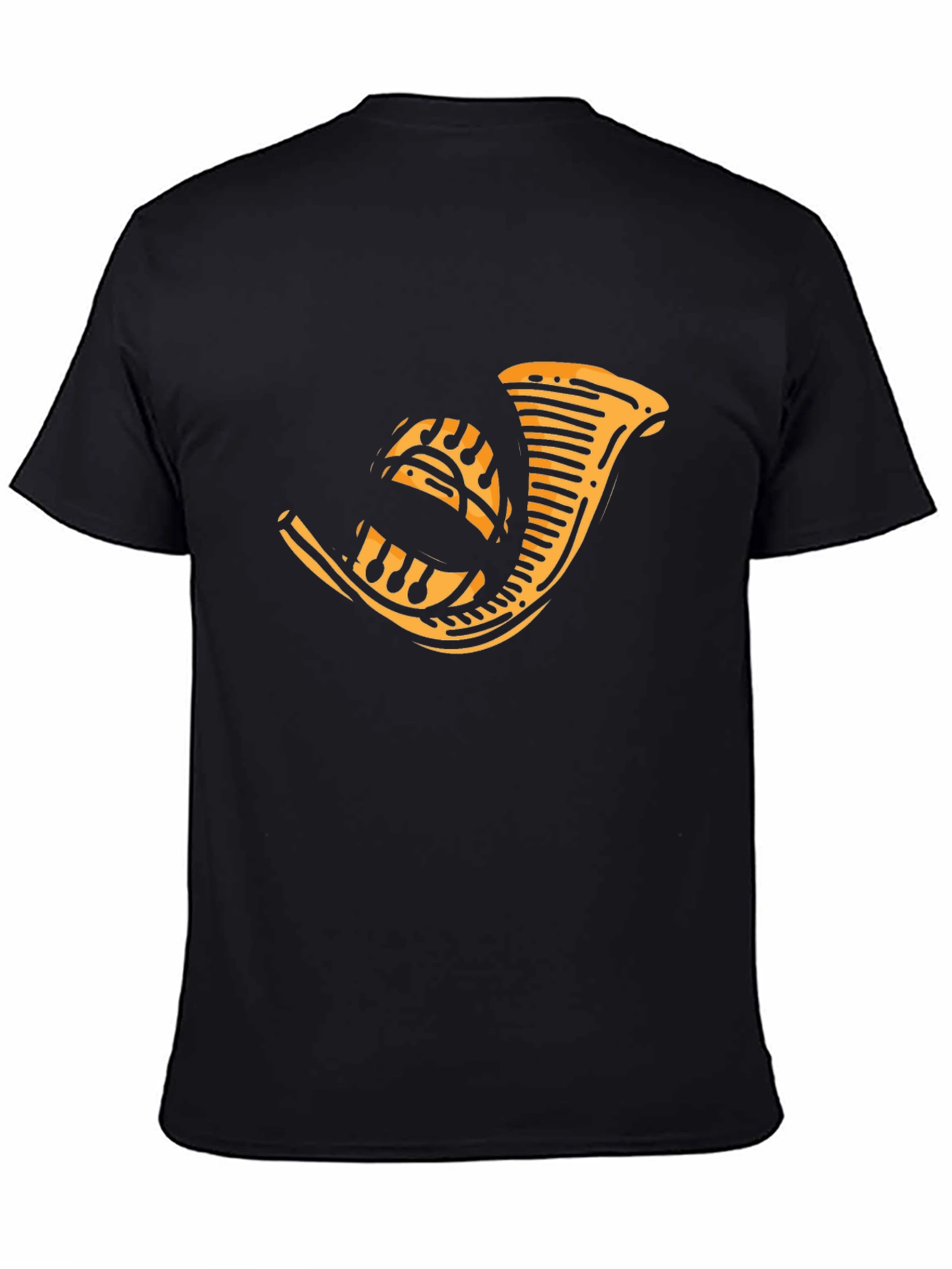 Hunting Horn Graphic T-Shirt - Black