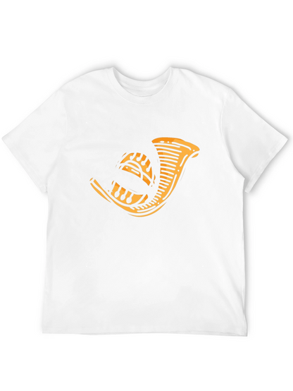 Hunting Horn Graphic T-Shirt - Black
