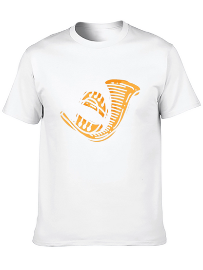 Hunting Horn Graphic T-Shirt - Black