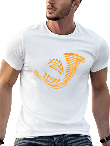 Hunting Horn Graphic T-Shirt - Black