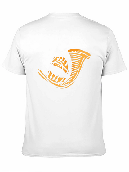 Hunting Horn Graphic T-Shirt - Black