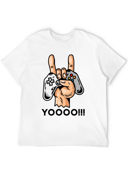 Gamers Rock On T-Shirt - Controller Graphic Tee