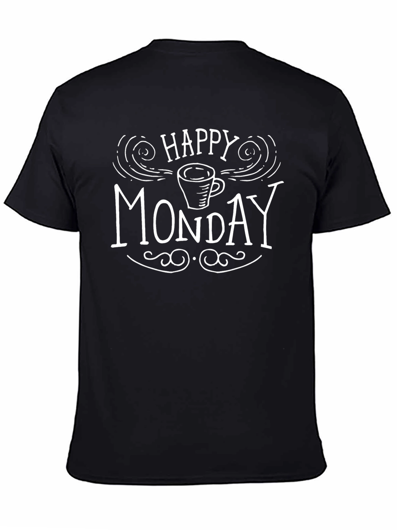 Happy Monday Coffee Graphic T-Shirt