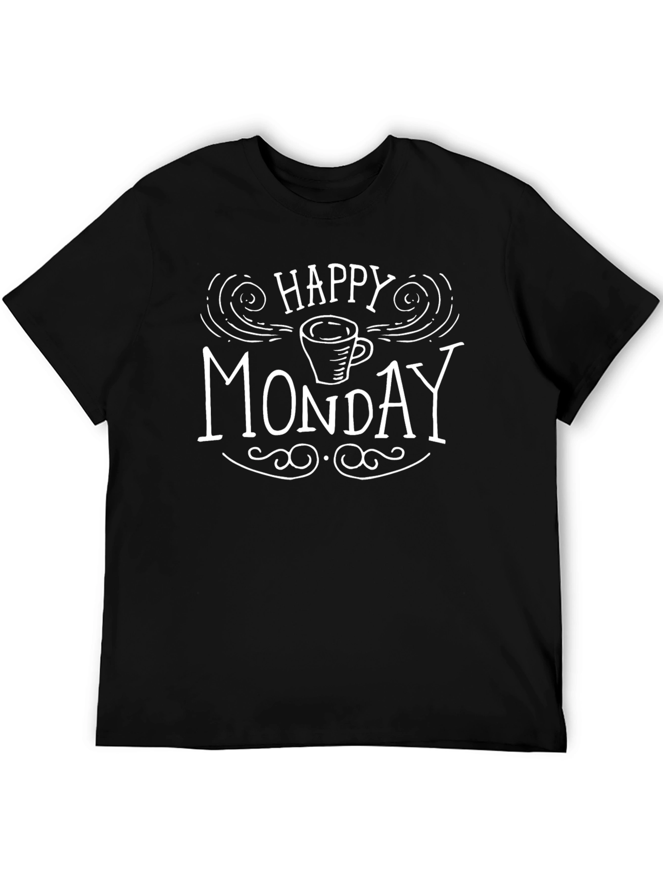 Happy Monday Coffee Graphic T-Shirt