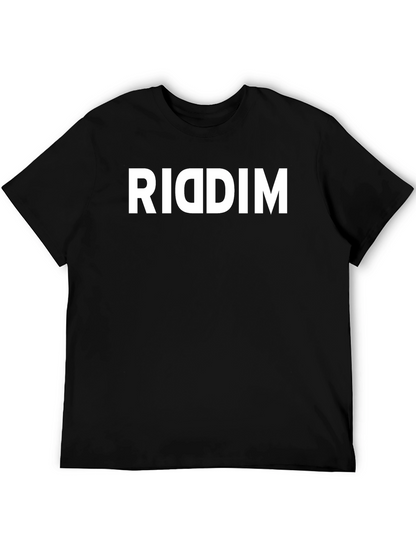 Riddim Black T-Shirt - Music Inspired Graphic Tee