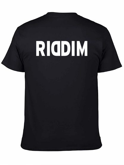 Riddim Black T-Shirt - Music Inspired Graphic Tee