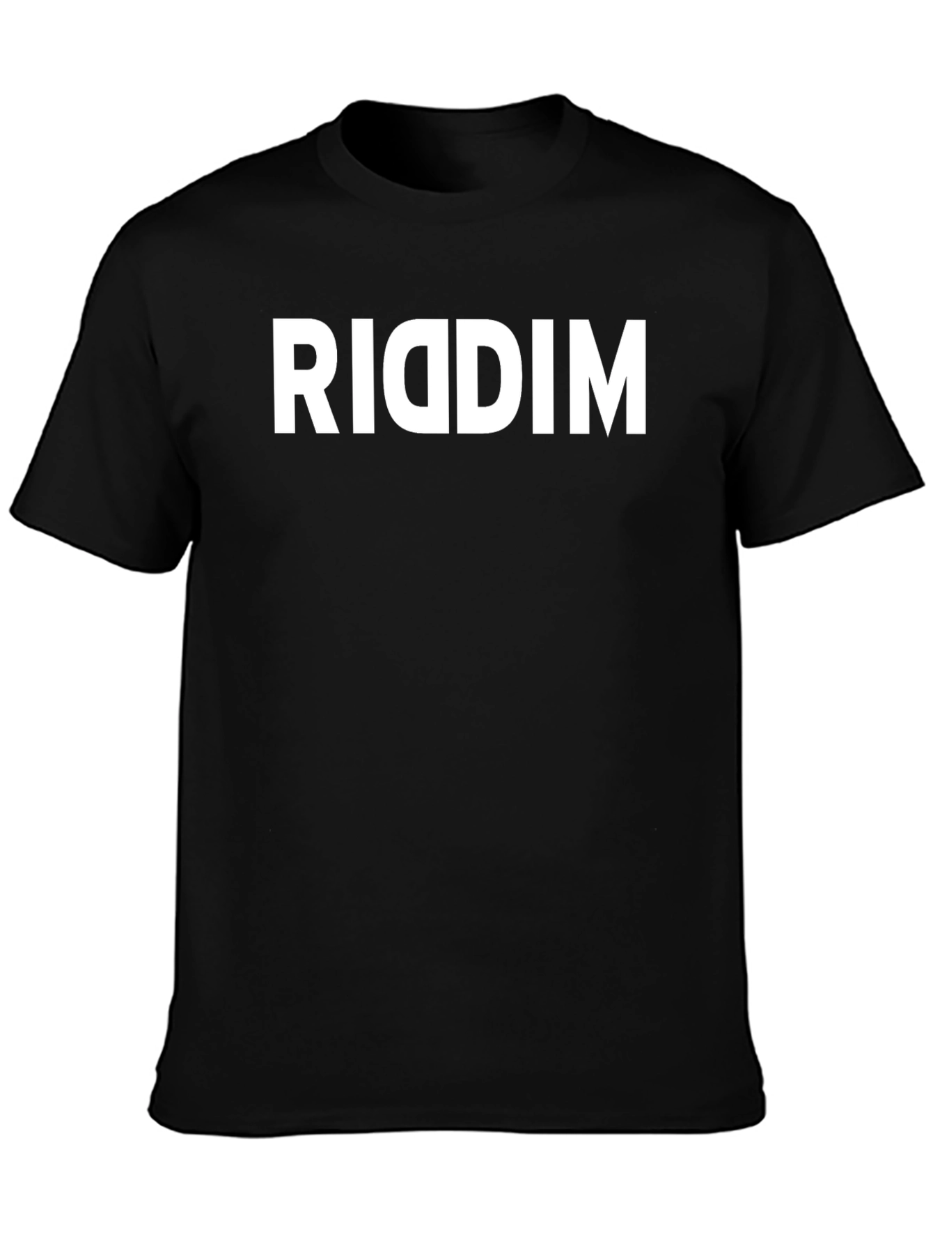 Riddim Black T-Shirt - Music Inspired Graphic Tee